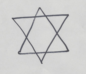 A six pointed star is the symbol of the human soul.