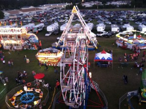 The view from the mega ferris wheel.
